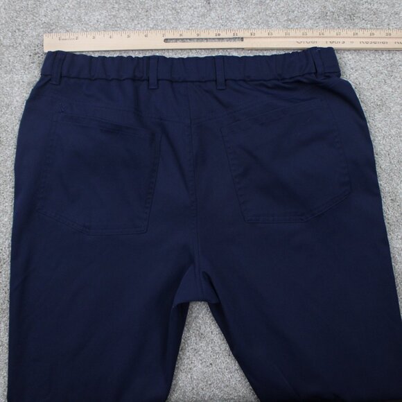 Callaway Golf Pants Mens 36x28 Blue Flat Front Straight Leg Stretch - Picture 7 of 13